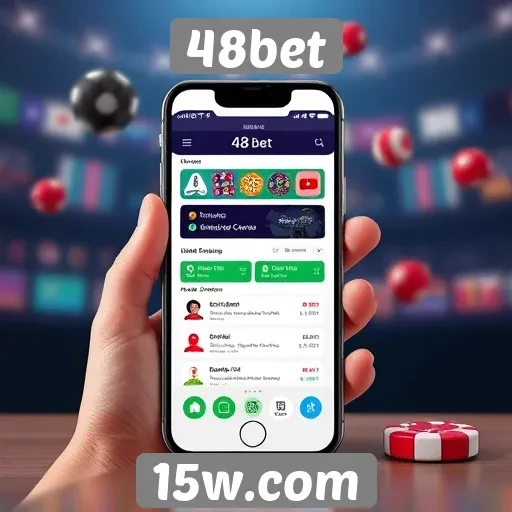 Usabilidade e design da plataforma 48bet