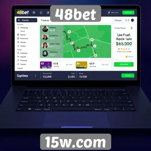 Análise da interface de usuário do site 48bet