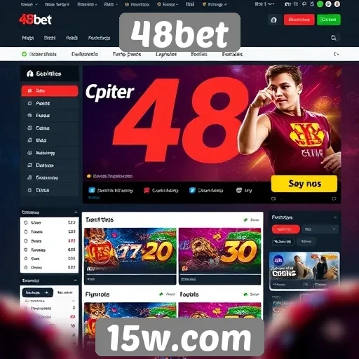 Análise da interface do usuário do site 48bet